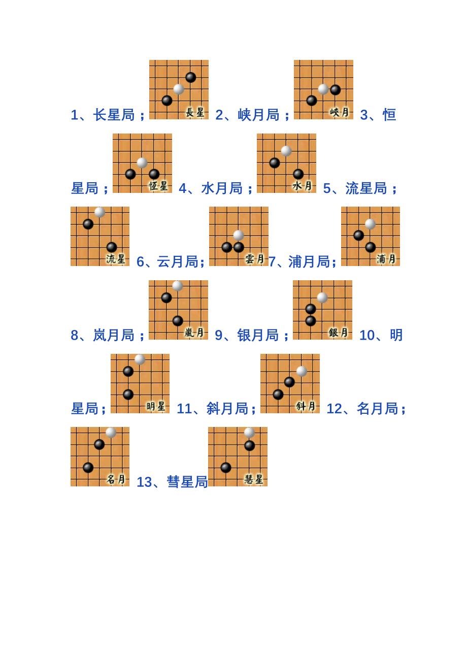 五子棋开局策略与口诀解析