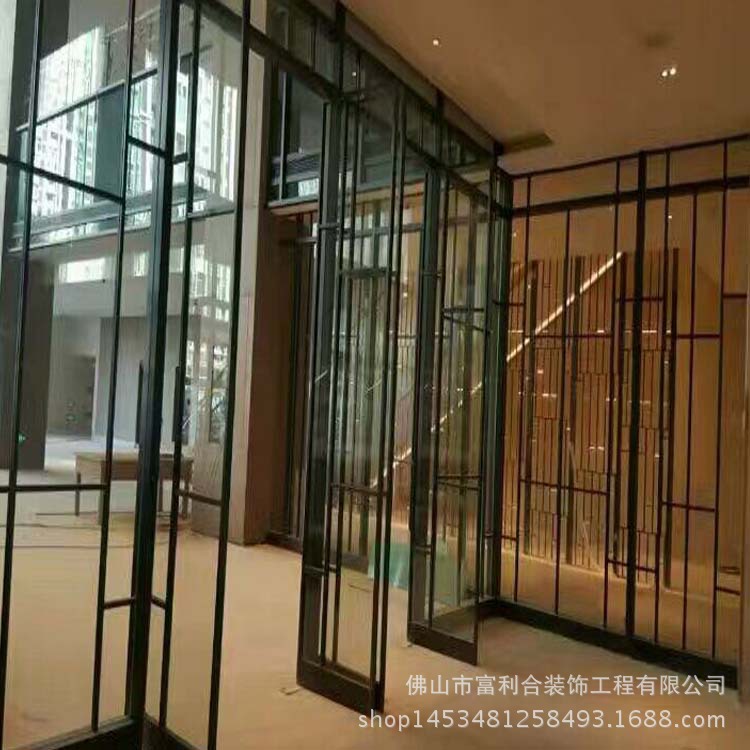 玫瑰金不锈钢玻璃门，现代家居美学的完美融合
