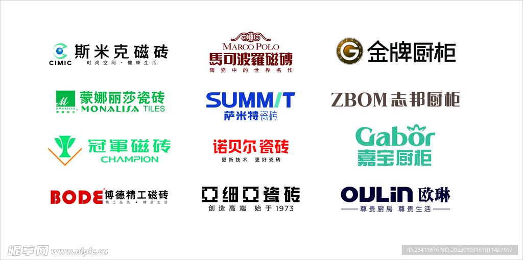名牌商标图案的种类及其设计要素分析