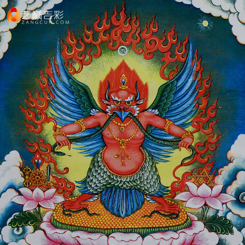 黄金眼大鹏金翅明王，神秘力量的象征与传承