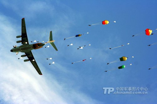 中国伞兵的日常训练