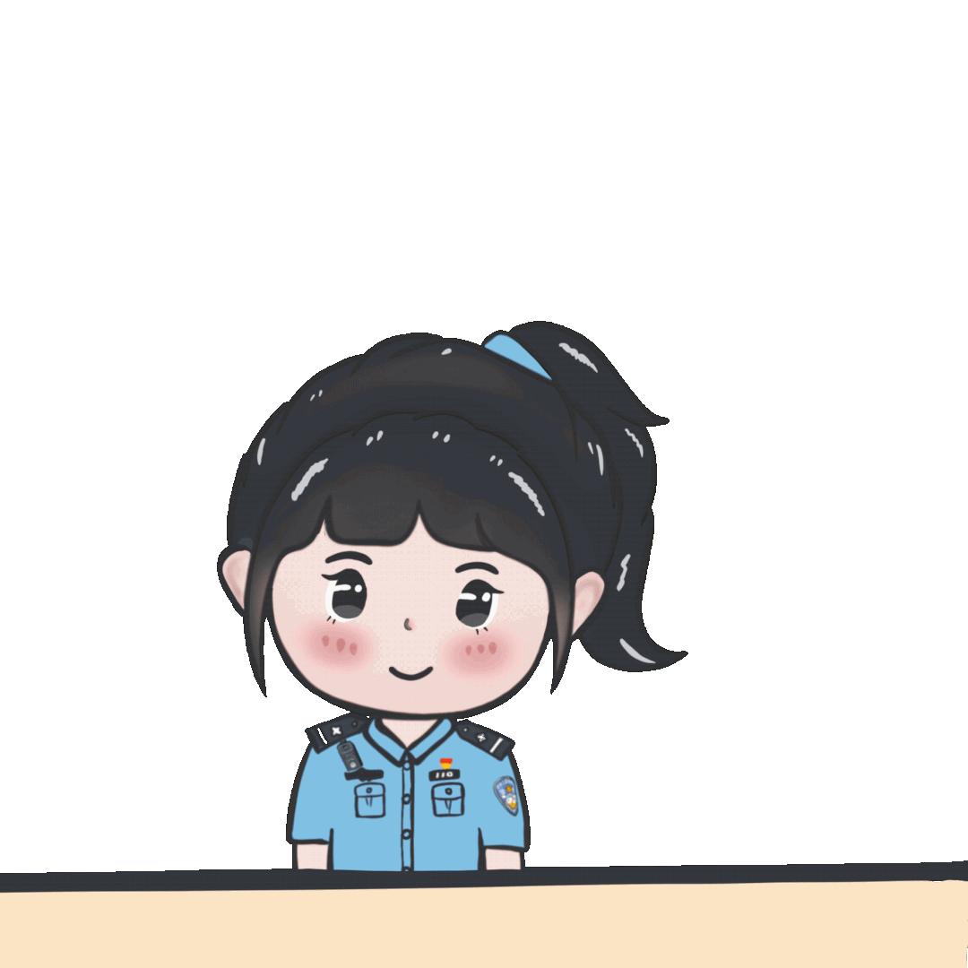 警察漫画表情包，现实与虚拟的交融